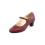 Oferta marimea 38,40 -Pantofi dama visinii, eleganti, din piele naturala - LP104VIS