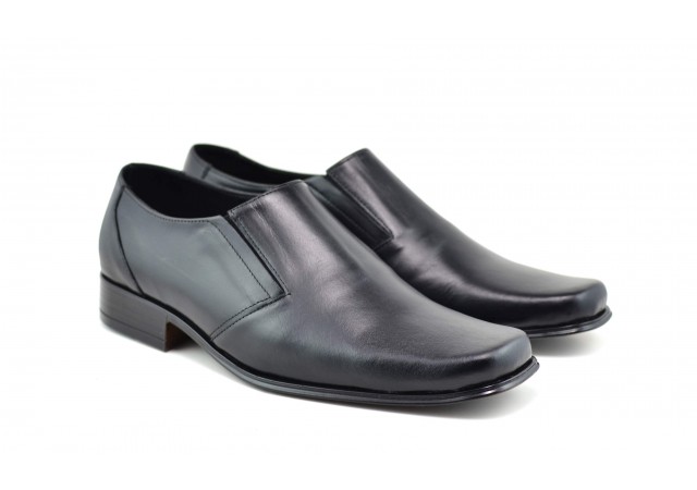 Oferta marimea 41 -  Pantofi barbati eleganti din piele naturala, cu elastic - LSTDX3EL