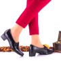 Pantofi dama casual din piele naturala toc 4 cm - NA80NPL