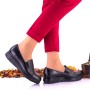 Oferta marimea 36 - Pantofi dama negri, casual din piele naturala LNA270NP