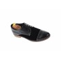 Pantofi barbati casual din piele naturala, negru 858NSN