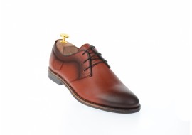 Pantofi barbati casual din piele naturala maro - 240M