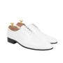 Oferta marimea  41, 42 -  Pantofi barbati, albi,, eleganti, din piele naturala box - LMOD1ALBBOX