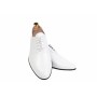 Oferta marimea   42 -  Pantofi barbati, albi,, eleganti, din piele naturala box - LMOD1ALBBOX
