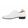 Oferta marimea   42 -  Pantofi barbati, albi,, eleganti, din piele naturala box - LMOD1ALBBOX