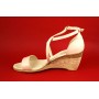 Sandale dama din piele naturala bej - Made in Romania S7BLU