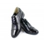 Pantofi dama casual din piele naturala de culoare neagra - PNBOXLAC