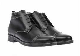 Ghete barbati din piele naturala casual - elegante Made in Romania - BOND2NEGRU