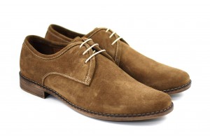 Pantofi barbati casual - eleganti din piele naturala maro deschis - PAMD