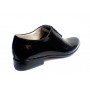 Pantofi barbati lux - eleganti din piele naturala - Negru perforat STD35NLPERF