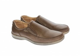 Oferta marimea 40 Pantofi Casual barbati din piele naturala, cu elastic, LVIC910M