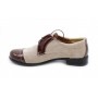 Pantofi dama piele naturala (Intoarsa) maro casual-eleganti P10M3