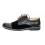 Pantofi negri barbati casual-eleganti din piele naturala - marimea 37