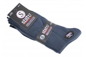 Sosete gri barbati bumbac 100%, Set 5 perechi, fara cusatura - Sibiu Romania GRI51