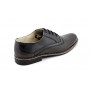 Pantofi barbati casual, eleganti din piele naturala de culoare neagra P37NN