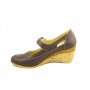 Pantofi dama cu platforma din piele naturala - Foarte comozi P9154G