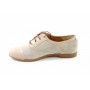 Pantofi dama din piele naturala BEJ - Cod RUT2