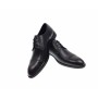 Pantofi barbati eleganti negri derbi din piele naturala - 002N