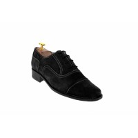 Pantofi barbati eleganti din piele naturala (Intoarsa)  P32NVEL