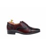 Pantofi barbati oxford, eleganti din piele naturala bordeaux 893VIS