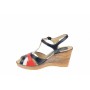 Sandale dama din piele naturala cu platforme de 7 cm - S50RABL