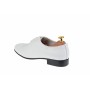 Oferta marimea 44 - Pantofi barbati, albi,  eleganti din piele naturala - LENZOABOX