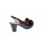 Oferta marimea 37, 38 - Pantofi dama, eleganti din piele naturala in combinatie cu piele lac, culoare negru -  LS100LACN