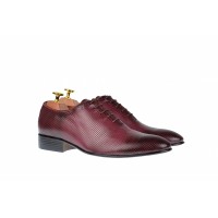 Pantofi barbati office, bordeaux, din piele naturala, ELION 026VIS