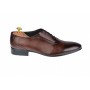 Pantofi barbati eleganti din piele naturala maro - cod ELION9M