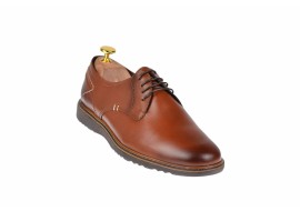 Pantofi barbati casual, sport din piele naturala maro - SIR135M