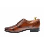 Pantofi eleganti, oxford, din piele naturala maro - 894MD