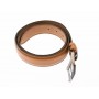 Curea barbati eleganta, din piele naturala, maro 3.5 cm - DR002MD