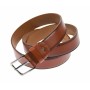 Curea barbati eleganta, din piele ecologica, maro coniac 3.5 cm - DR1500CON