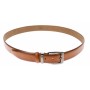 Curea barbati eleganta, din piele ecologica, maro coniac 3.5 cm - DR001CON