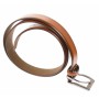 Curea barbati eleganta, din piele ecologica, maro coniac 3.5 cm - DR001CON