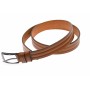 Curea barbati eleganta, din piele ecologica, maro 3.5 cm - DR1520M