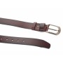 Curea barbati eleganta, din piele naturala, visinie 3.5 cm - DR1247VIS