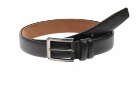 Curea barbati eleganta, din piele ecologica neagra 3.5 cm - DR1320NECO