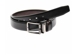 Curea barbati eleganta, din piele naturala maro 3.5 cm - DR1210NM
