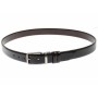 Curea barbati eleganta, din piele naturala maro 3.5 cm - DR1210NM