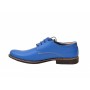 Pantofi barbatesti, albastri, model casual-elegant din piele naturala - P81BLX